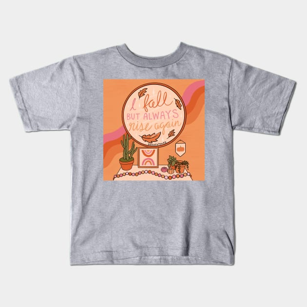 I Fall Kids T-Shirt by Doodle by Meg